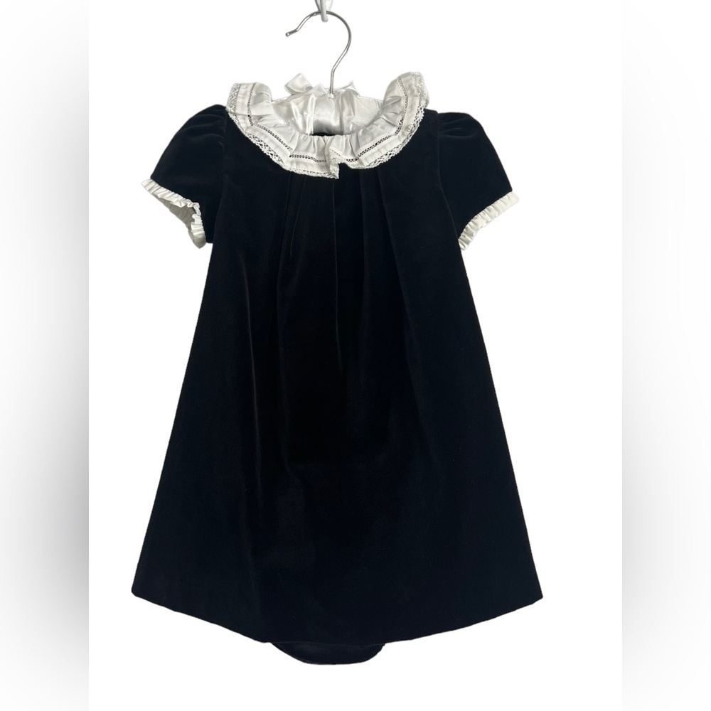 Edgehill Collection Black Velvet Dress NWT